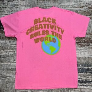 NEW Black is Love Black Creativity Tee T Shirt